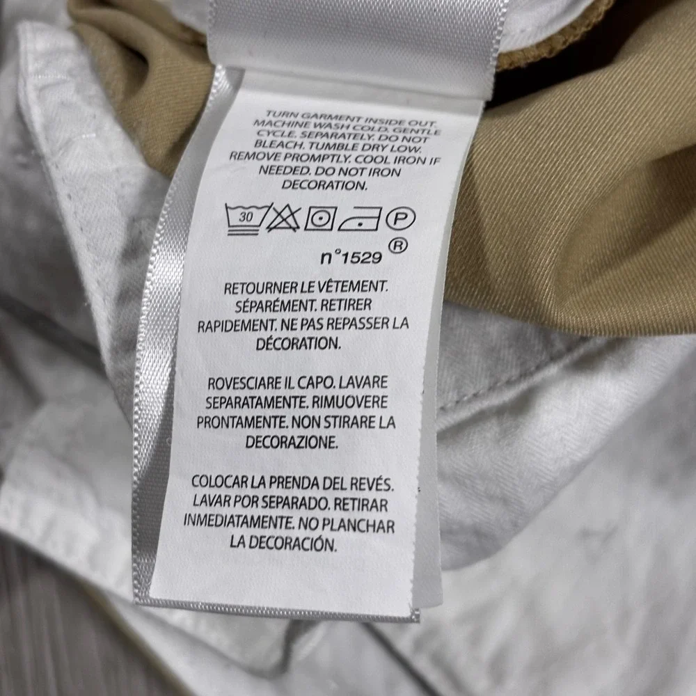 RLX Ralph Lauren Mens Khaki Tan Golf Chino Pants Flat Front Performance Trousers